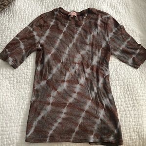 Michael Stars short sleeved tie dye shirt size XS